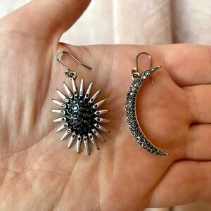 Lucky Brand Star & Moon Earring